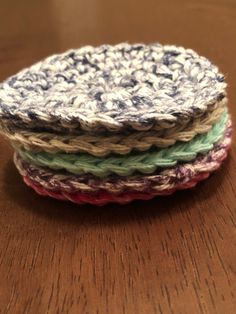 These reusable cotton rounds replace your throw away makeup remover pads !  These rounds are machine washable, so just use then toss in the wash!  Yarn is a soft, flexible blend of 85% cotton, 15% polyester.  Rounds come in a pack of 5 and are available in 5 colors. Get one of each color, all the same color, or if you would like a custom mix of colors let me know in the personalization box! Use to remove make up or with your favorite face wash to gently exfoliate and clean.  Optional add-on: a storage or wash bag! Throw your cotton rounds in this machine washable bag, made from acrylic yarn, so you can easily find your rounds in the laundry! Free shipping is sent Lettermail. Lettermail is not tracked. If you would like to be able to track your item, please choose upgraded shipping. Crochet Face Scrubbies, Reusable Cotton Rounds, Reusable Makeup Remover Pads, Face Scrubbies, Cotton Rounds, Crochet Faces, Makeup Remover Pads, Eye Makeup Remover, Wash Bag