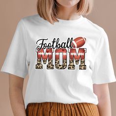 [SPORT DESIGN]: This is a custom sports t-shirt for moms to cheer their kids on the field. A total of 6 balls (baseball, basketball, football, soccer, softball, volleyball) and 13 T-shirt colors are available for you to choose from, and the back of each piece of clothing can be customized with your favorite ball number and name. Suit for wearing it to your child's sports game, and you must be the brightest mom.
[PREMIUM MATERIAL]: The classy t-shirts are made from premium quality 100% cotton. Th Sporty Graphic Print T-shirt For Mother's Day, White T-shirt For Cheerleading, Sports Season, White T-shirt For Cheerleading During Sports Season, White T-shirt For Cheerleading Sports Season, White Sublimation Design With Name Print For Game Day, White T-shirt With Letter Print For Baseball Season, White T-shirt For Cheerleading, White Sports Season T-shirt With Name Print, Sports Season White T-shirt With Name Print