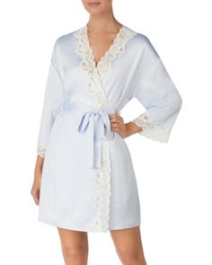 Ralph Lauren Signature Collection Satin Wrap Robe Ralph Lauren Pajamas, Satin Bridal Robe, Terry Cloth Robe, Silky Robe, Luxury Sleepwear, Bridal Wrap, Satin Kimono, Floral Robes, Ralph Lauren Women