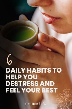 Do you feel overwhelmed, always busy and just not quite right? Life can get hectic sometimes, and stress builds up as a result. While it would be great to take some time off, it’s not always a realistic option. So instead, let’s focus on the little daily habits that can help you to ease your stress and feel your best again. Here are 6 simple daily habits and mindset tips to ease your stress, get stress relief, and reduce stress in a healthy way. Eat And Run, Living Intentionally, Simple Habits, Mindset Tips, Physical Touch, Self Massage, Improve Focus, Physical Wellness