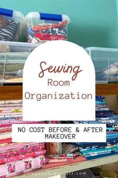 sewing room organization with no cost before and after makeover