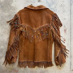 Fringe Coat Outfits, Fringe Coats, Suede Fringe Jacket, Suede Fabric, Sassy Hair, Beaded Fringe, Suede Jacket, 1970s, Favorite Outfit