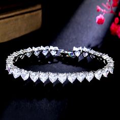 Wedding Jewelry - Cubic Zirconia Bridal Bracelet