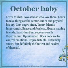 a blue and white sign that says, october baby love to chat loves those who love them