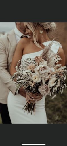 the wedding bouquet is being displayed on an instagramture for people to take pictures