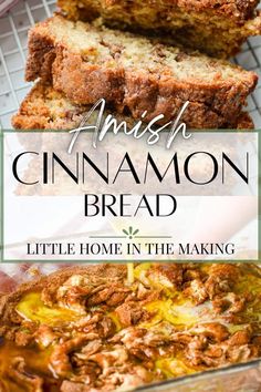 an image of cinnamon bread with text overlay