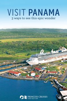 a cruise ship is docked at the dock