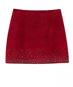 Light up the room with this sequined mini skirt made from a comfy velvet fabric. Its slim and asymmetrical design flatters your natural waistline, adding a touch of chic to your casual style. Non-stretch and solid, this skirt won't lose its shape, making it perfect for all-day wear. (Get ready to shine, ladies!) Elegant Sequined Mini Skirt, Fitted High-waist Mini Skirt With Sequins, Velour Mini Skirt Set, Embellished Sequin Fabric For Holiday, Mini Length, Luxury Sequin Mini Skirt, Velvet Mini Skirt, Mini Dresses Summer, Asymmetrical Design, 50's Dress