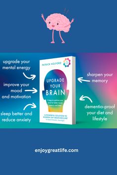 The results are in ....

Our mental health, memory and intelligence are deteriorating.

In his latest book, Patrick Holford takes a deep dive into why this is happening, and more importantly, what you can do to improve your brain function.

Rest assured IT IS possible to take action to stop this decline in its tracks and Patrick will give you clear steps to show you how.

#PatrickHolford #ad #UpgradeYourBrain #mentalhealth #memory #intelligence #brainfunction #brainhealth #Alzheimers #Dementia Mental Energy, Improve Memory, Latest Books, Brain Function, Alzheimers, Brain Health, Your Brain, Full Potential, Take Action