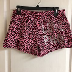 Pink Victoria’s Secret Shorts “Love Pink” Size: M Color: Pink & Black Cheetah Condition: Like Brand New Without Tags Open To Offers On All Items And Bundles Pink Elastic Waistband Shorts For Pajama Party, Trendy Pink Pajama Shorts, Pink Shorts For Sleepover, Spring Season, Pink Spring Shorts For Sleepovers, Pink Shorts For Sleepovers In Spring, Casual Pink Short Sleepwear, Pink Cotton Shorts For Sleepover, Casual Pink Pajama Shorts For Pajama Party, Pink Pajama Shorts With Elastic Waistband