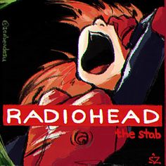 the cover to radiohead's new album, the stob is shown in red