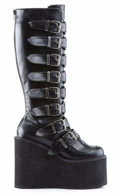 #froo-gallery-wrap { margin-left:"+((fw-600)/2)+"px; height:0px;} Black vegan leather look 5 1/2" Platform Multiple buckle Knee High Boot with metal shin guard Detail, cushioned foot-bed Full Inside Zip Closure for easy on/off US Woman's Sizes 6-12 NY Warehouse Please Contact US with Concerns BEFORE Placing Your Order.Last but not least, we want all of our customers HAPPY and to LOVE your new shoes!So if you have a problem, please let us know.YOU ARE IMPORTANT and we will do our best to fix what Fitted Boots For Alternative Fashion, Fitted Alternative Boots For Fall, Alternative Style Fitted Boots For Fall, Fitted Alternative Style Boots For Fall, Fitted Black Grunge Boots, Fitted Alternative Boots For Concerts, Gothic Fitted Boots For Concert, Alternative Style Fitted Boots For Concerts, Fitted Alternative Style Boots For Concert