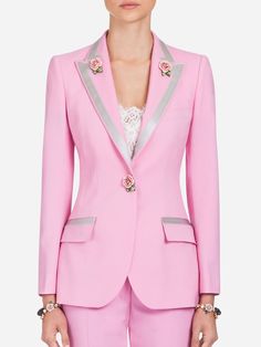 Ladies Blazers, Working Girl Style, Small Roses, Womens Dress Suits, Coats Jackets Women, Womens Blazers, Breasted Blazer, Blazer Outfits, Blazer Fashion