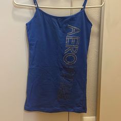 Blue Aeropostale Camisole Tank Top. New Without Tags Perfect Condition. Shoes List, Vintage Aeropostale, Extra Clothes, Aeropostale Shirts, Sublimation Ideas, Boutique Couture, Pinterest Outfits, Tank Top Camisole, Virtual Closet