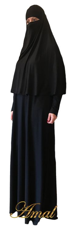 Muslim women 2 things: prayer hijab and dress. Great for praying at home, at the masjid and for traveling as well. The material is cotton so lightweight, breathable and so comfy! AMAL-- High quality goods. Modest Black Khimar, Stretch Long Sleeve Khimar, Modest Solid Color Niqab, Modest Black Long Sleeve Khimar, Modest Long Sleeve Black Khimar, Long Black Modest Khimar, Black Long Modest Niqab, Long Black Modest Niqab, Black Hijab