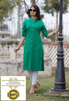 Indian Woman Handmade Party Wear Stylish Designer Casual & Office Wear Fully Stitched Button Down Kurti- Kurta For Girls. Latest Kurtis, Casual Kurtis, Girls Kurti, Yellow Kurti, Rayon Kurti, Frock For Women