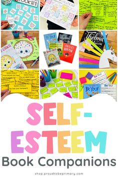 the self - esteem book companion is shown with text overlaying it