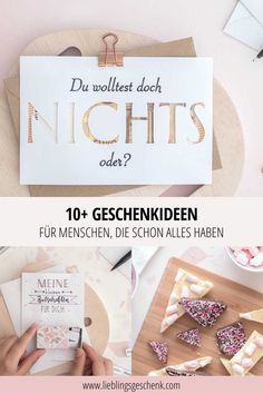 Kreative Geschenkideen für Menschen, die schon alles haben Card Holder, Place Card Holders, Cricut