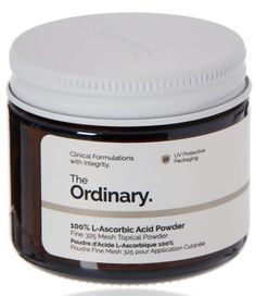 The Ordinary 100% L-Ascorbic Acid Powder，20g , Full Size, New in box free ship Skincare Girl, The Ordinary Salicylic Acid, Product Skincare, Skincare Aesthetics, The Ordinary Retinol, Steps Skincare, Skincare Steps, Aesthetic Face, Skincare Goals