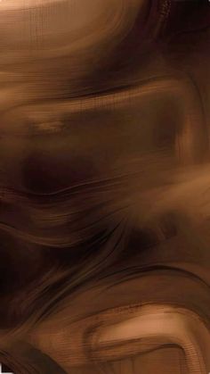 an abstract painting in brown and white with some light coming from the top right corner