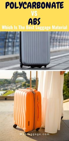 ABS or Polycarbonate, bothe material are used to make some of the best hardside luggage in the market, But which one is the best? If you want to buy your next suitcase luggage to have the trip that you’ve always wanted, you need to know a little bit about these popular materials. check out this helpful tips to find out which one is the best for you.  #travelluggage #luggage #bestluggage #travelbags #luggagematerial #hardsideluggage #suitcaseluggage Hardside Luggage, Checked Luggage