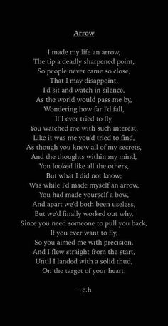 a poem written in black and white on a black background with the words above it