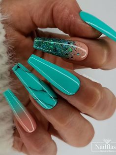 Breakfast Easy, Green Nail, Bright Nails, Summer Nails Colors, Hot Nails, Autumn Nails, Luxury Nails, Keto Breakfast