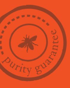 an orange background with the words purify guards and a bug on it's side