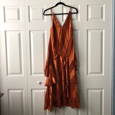 Reposhing This Item I Purchased From @Claudiarclaudia. Loved It, But Ready To Rotate For Something New. Questions? Leave A Comment Below! Asos Dress, Asos Dresses, Dresses Backless, Ruffle Dress, Leave A Comment, Color Orange, Something New, New Dress, Asos