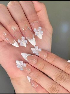 Nails For Black Dress Classy, Birthday Nails 22, Classy Graduation Nails, Luxury Nails Classy, Nail Ideas Graduation, Ongles Baby Blue, Graduation Nails Ideas, Prom Nails Acrylic, Future Nails