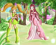 Winx Club Side Characters, Winx Club Pixies, Winx Club Fairies, Daphne Winx, Buttercup Powerpuff Girl