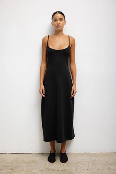 LESET Rio Maxi Tank Dress Day Designer, Black Tank Dress, Maxi Tank Dress, Straight Leg Denim, Black Xs, Everyday Dresses, Light Wash Denim, Wide Leg Denim, Cropped Denim