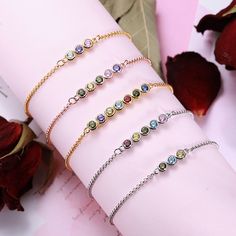 The bracelet can choose 1-12 gems, each gem can choose 12 months, each gem represents a child or a loved one. This birthstone bracelet is exquisite and elegant. It is a loving gift for mom, wife, sister or any other special lady in your life. Those who receive this bracelet can reap full of happiness and love. Xiamen, Loving Gifts, Birthstone Bracelets, Online Jewelry Store, Gold Plated Silver, Chain Pendants, Online Jewelry, Sterling Silver Bracelets, Rose Gold Plates