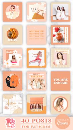 With beautiful boho-inspired shades of orange, yellow, and pink, these templates will bring a vibrant touch to your stories and make them stand out from the rest. 🔥 Best of all, they're fully customizable and ready to use, so you can save time and focus on what you do best - creating amazing content! 🙌 Head over to our Etsy shop now to get your hands on these stunning templates and take your Instagram game to the next level. 😎 #instagramstorytemplates #bohocolors #smallbusinessowners Instagram Branding Design, Instagram Feed Planner, Instagram Feed Layout, Instagram Graphic, Instagram Layout, Instagram Feed Inspiration, Graphic Design Lessons, Media Sosial, Instagram Feed Ideas