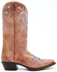 Shyanne Women's Analise Western Boots - Snip Toe, Taupe Shyanne Boots, Cowgirl Boots, Western Boots, Shoes Heels Boots, Full Grain Leather, Floral Embroidery, Wedding Shoes, Shoes Women Heels, Heeled Boots