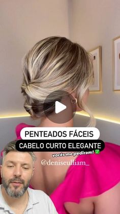 Estilo Charleston, Elegant Updo, Pretty Makeup, Bun Hairstyles, Pretty Hairstyles, Up Styles, Hair Hacks