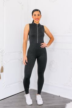 "Snatch the spotlight in this Mineral Wash Jumpsuit with a trendy front zipper. Effortlessly elevate your style game with its bold design and flattering fit. Easy to wear and perfect for any occasion, this jumpsuit is a must-have staple for your wardrobe. (Go ahead, make a statement.)" Not sheer or See Through Metal Half Zip Model is 5’4 wearing 3 1/2 inches And wearing a size small fits true to size Pink Jumpsuit, Bold Design, Go Ahead, Half Zip, Front Zipper, Must Haves, Jumpsuit, Zipper, Wardrobe