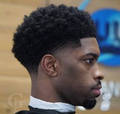 Hair Styles Male, Tapered Haircut Black, Afro Hair Styles, Black Fade Haircut, Black Hair Fade, Afro Fade Haircut, Taper Fade Afro, Afro Hair Fade, Black Man Haircut Fade