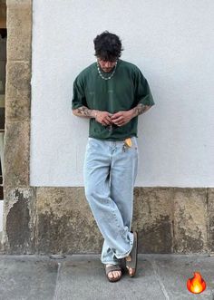 Mens Date Night Outfit, Mens Fall Outfits, Aesthetic Street, 90s Fashion Men, Blue Jean Outfits, Classy Outfits Men, Streetwear Fits, Mens Trendy Outfits, Street Style Outfits Men