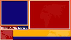 the breaking news logo is shown in red, yellow and blue with an orange background