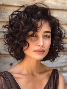 Curly Inverted Bob, Curly Angled Bobs, Bob Ideas, Bob Haircut Curly, Bob Hairstyles With Bangs, Tight Curls, Long Curls