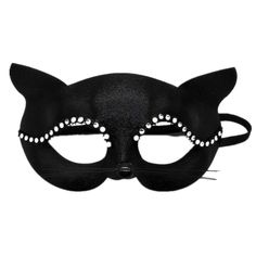 PRICES MAY VARY. Material: Cat Lace Eye Mask is made of PVC. The rhinestone decoration on the mask adds an elegant and mysterious feeling Size: The mask size is 7.5 * 3.5 inches. The masks have tie strings in back to fit any age and to ensure your mask will stay in place. Design: Cat face masquerade mask is perfect for fancy dress party, masquerade, carnival, Christmas, Easter, Halloween or any other party. Use occasions: Halloween, masquerade, day of the dead, costume party Package includes: 1 Lace Eye Mask, Masquerade Ball Party, Face Lace, Mascaras Halloween, Cat Cosplay, Animal Mask, Fox Mask, Cat Face Mask, Lace Mask