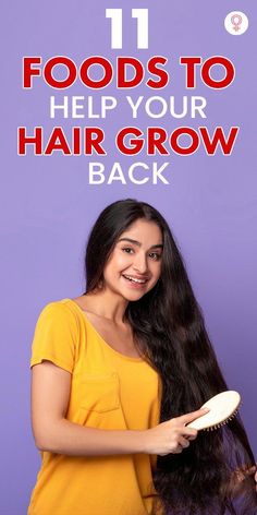 This specialised diet for hair growth is loaded with nutrition that helps reduce hairfall and makes your hair grow back fast and strong. Read on for details. Regrow Hair Naturally, Regrow Hair, New Hair Growth