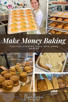 You know what's even more fun than baking? Making money baking! I always loved to bake, but never thought I would be able to do it as a living. Now I am able to support my family by opening my micro bakery once a week. In this post I give my tips on how I earn an income through opening my bakery once a week. How to open a home bakery. how to make money with a home bakery. What is a Microbakery. How to make money at home. How to make money from home. How to make money as a mom. Bakery At Home, Cake Shop Names, Baking Conversion Chart, Baking Conversions, Farming Life, Business Things