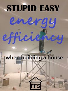 Green Home Building, How To Save Energy At Home, Diy Home Building On A Budget, Energy Efficient House Design, Energy Efficient House, House Budget, Home Insulation