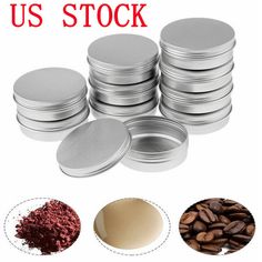 Click Here to New Arrivals Christmas Gifts New Arrival Hot Sale Girl's Boy's Baby&Toddler's Costume&Cosplay Lady&Women's Home&Gardens Sporting Goods Musical Instruments 30/10 Cosmetic Empty Jar Pot Cream Lip Balm Bottle Box Container Tin Case w/Lid Price for all: 6.94 Buy It Now 30Pcs Small Screw Round Lip Metal Tin Storage Jar Balm Containers&Lids Screw Top                                   Set Include: 10/30 Pack Metal Containers Condition: Brand New Material: Aluminum Color: Sliver(as picture Aluminium Box, Lip Balm Tin, Can Storage, Metal Containers, Round Storage, Lid Storage, Tin Containers, Storage Jar, Tin Can