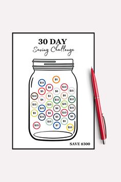 a coloring book with the words 30 day savings on it