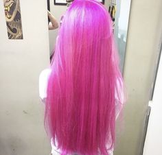 Hot Pink Hair, Hair Color Unique, Creative Hair Color, Catty Noir, Dyed Hair Inspiration, Pretty Hair Color, Hair Color Pink, Funky Hairstyles