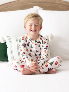 Celebrate the magic of the holiday season with our Family Pajamas. Perfect for creating sweet, lasting memories with your family, these matching pajamas bring a sense of togetherness and festive cheer. Made from our signature ButterSoft fabric, you'll stay cozy and comfortable, whether you're decorating the tree, baking cookies, or enjoying a holiday movie night together. Sizing Model is wearing YS. YS = 6/7 | Chest 22.75", Waist 20.75", Hips 22", Inseam 28" YM = 8 | Chest 24.5", Waist 22.5", Hi Holiday Movie Night, Christmas Pajamas Kids, Childrens Pyjamas, Bonnet Cap, Matching Christmas Pajamas, Embellished Sweatshirts, Family Christmas Pajamas, Holiday Pajamas, Matching Pajamas