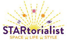 the startoriialist space life style logo with sun, planets and stars on it